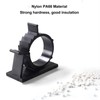 100 Pcs Cable Clips Adjustable Self Adhesive Wire Management Clamps