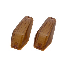 POSH 090001-SP Motorcycle Supplies Turn Signal Lens Aero-Sharp Mini Hoshu Lens AN 2P