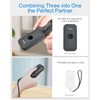 Eyoyo Mini 1D Bluetooth Barcode Scanner with Case, 3-in-1 Bluetooth