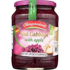 Hengstenberg Red Cabbage With Apple, Vegan, 24 Ounces (Pack Of 6)