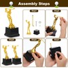 4 Pack Golf Trophy 6.7 x 3 Inch Gold Golfer