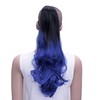 IMISSU Long Curly Ombre Colour Claw Ponytail Hair Extensions Ponytail