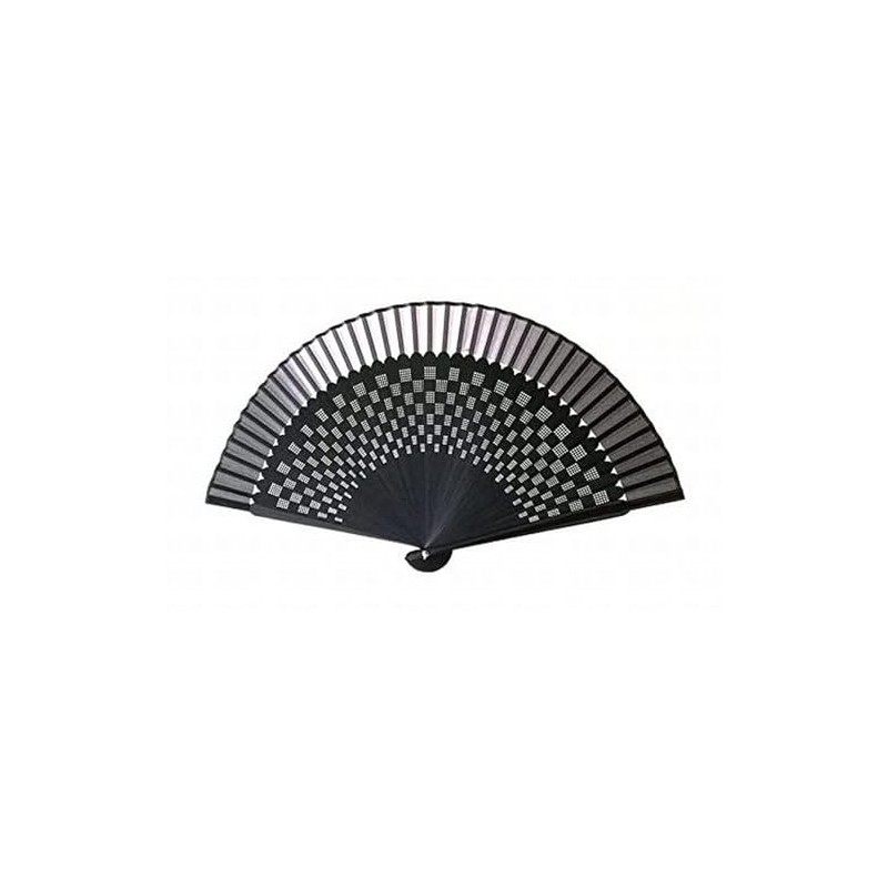 Aodake Kyodo Folding Fan, Solid Pattern, Natural Bamboo & Fan