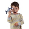 Mini Shark Finger Puppet, Gray, One Size