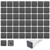 DEANKEJI End Caps Plastic Black 4040, Pack of 50 Cover