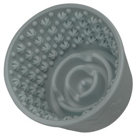 Slowpaw Silicone Lick Bowl for Dogs ，Freeze Bowl for Dogs with Suction Cups for Dog Anxiety Relief, Dog Enrichment Toys,Dog Freeze Bowl ，Interactive Dog Puzzle Toy(Dark Green)