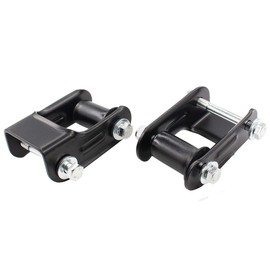 NewYall 2 Pcs Rear Left Driver Right Passenger Side Leaf Spring Shackle for Chevy Blazer 95-05, Blazer S10 94, S10 Pickup 94-04, GMC Jimmy S-15 94-01, S-15 Sonoma 94-04, Isuzu Hombre 96-00