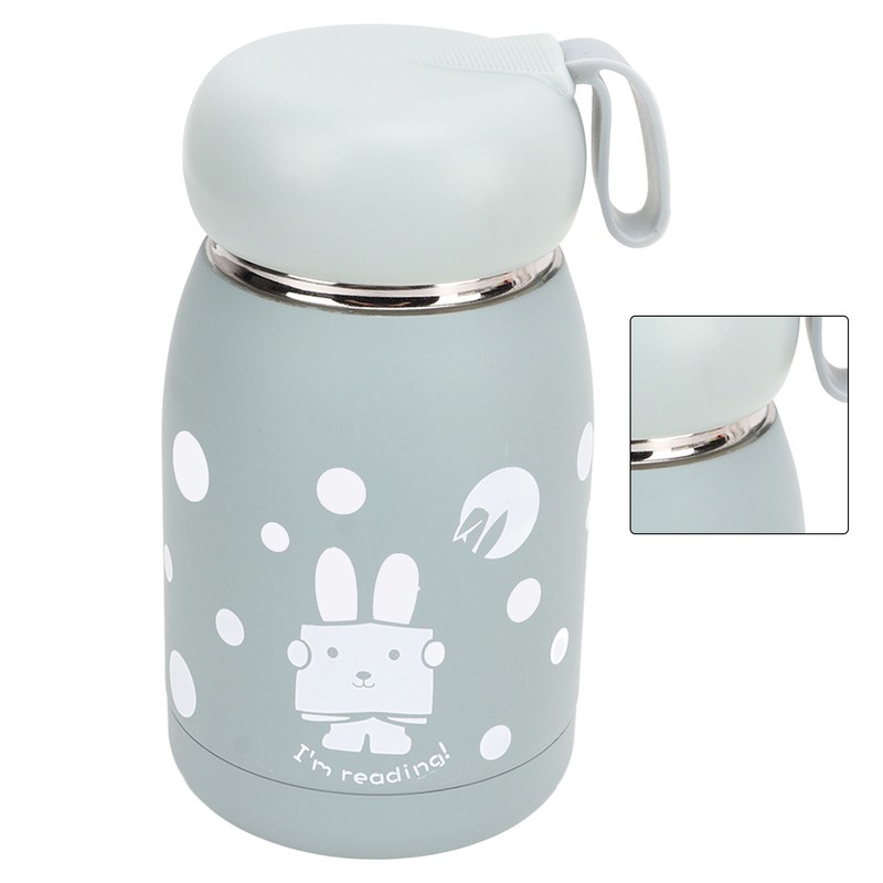 Children's Insulation Cup 12oz Double Wall Portable Rabbit Pattern Insulated