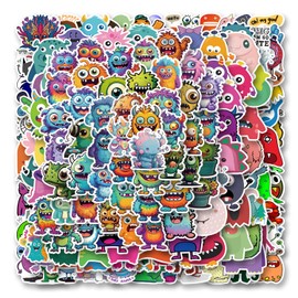 Monster Stickers 200Pcs for Decoration Water Bottle Bike Skateboard Luggage Toy Snowboard Helmet Motorcycle Gifts