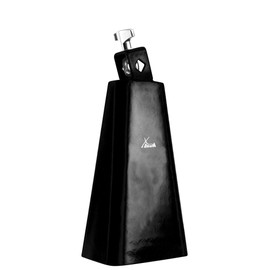 XDrum HCB-7 Cowbell - 7 Inch Cow Bell with 24 cm Length for Drums and Percussion - Steel Bell - Can be Mounted on Drum Kit - Black
