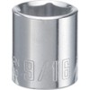 CRAFTSMAN Shallow Socket, SAE, 1/4-Inch Drive, 9/16-Inch, 6-Point (CMMT43480)