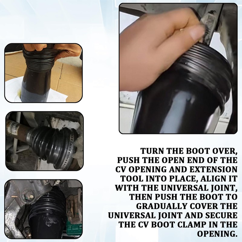 SWQS 2PCS Split CV Boot Repair Kit with Expander Tool