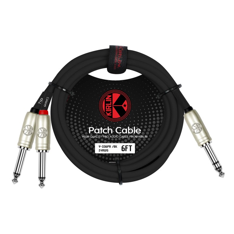 KIRLIN CABLES Y336PR6 7 inches Cables, Black