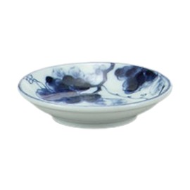 Yamashita Kogei 746834251 Condiment Dish, Indigo Dyed Grape 2.8 Ball Plate, 3.6 x 0.8 inches (9.2 x 2 cm)