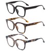 JixGien Reading Glasses for Women - Oprah Style Square Readers