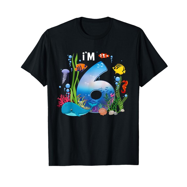 Kids 6 Year Old Ocean Life Whale Dolphin Shark 6th
