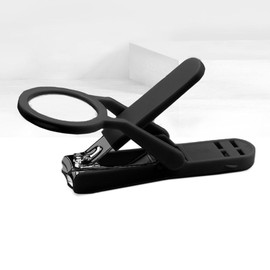 Non-splattering nail trimming magnifying glass magnifying glass nail clippers nail clippers - magnifying glass nail clippers - black / 안튀는 손톱정리 돋보기 확대경 손톱깍이 손톱깎이 - 확대경손톱깍이-블랙