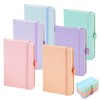 Zoyiancy A6 Pocket Notebook, 6 Pieces Journal Notebooks, Small Notepad