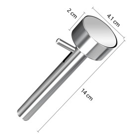 Seqiuay Falafel Scoop Maker, Stainless Steel Falafel Mold, Easy to Use and Clean, Non-Stick Meatball Press, Scoops, Middle Eastern Kitchen Tool