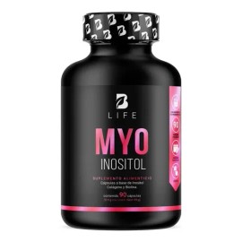 Inositol De 90 Cápsulas De 500mg Myo Inositol B Life                                                                                                  