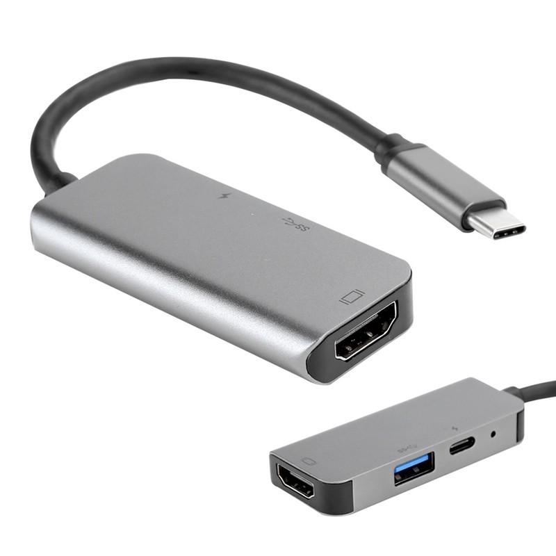 3 in 1 Hub Adapter TypeC to HDMI USB 3.1