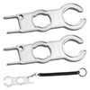 JRSHIRLEYLTD Set of 2 plug-in mounting tools, key tensioner set,