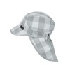 Sterntaler Boys' Peaked Cap with Neck Protection Hat, Grey (smoke