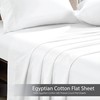 APEX FURNISHINGS Flat Sheet White 100% Egyptian Cotton 300 Thread