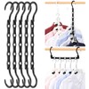 5 Pack Space Saving Hangers, Closet Organizers and Storage, Magic