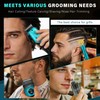 Hair Clippers for Men with LED Display, 4-Piece Cordless Grooming