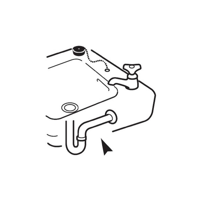 SANEI Drainage Parts P Pipe for Wall Drainage Pipe Diameter