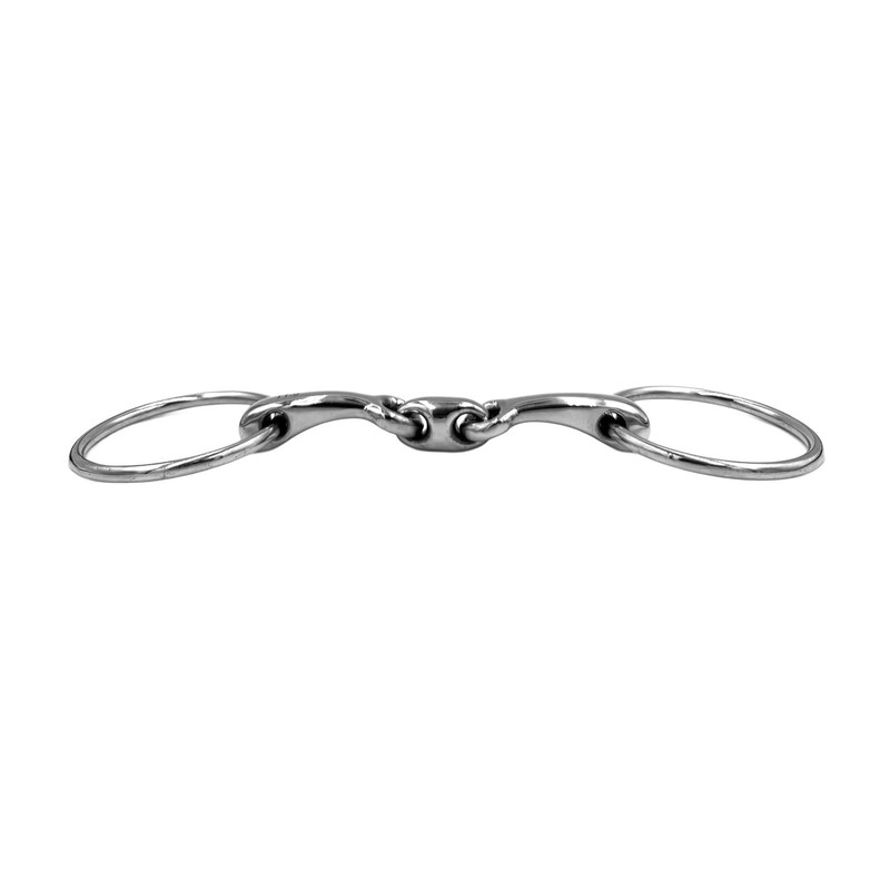 Equine Smile ES0079 ErgoBit Water Snaffle Bit Double Broken Anatomically