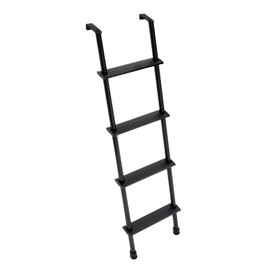 RecPro RV Bunk Ladder 60" | Black or Silver Color Options | Optional Mounting Brackets | Aluminum (Black, No Mounting Brackets) | Made in USA