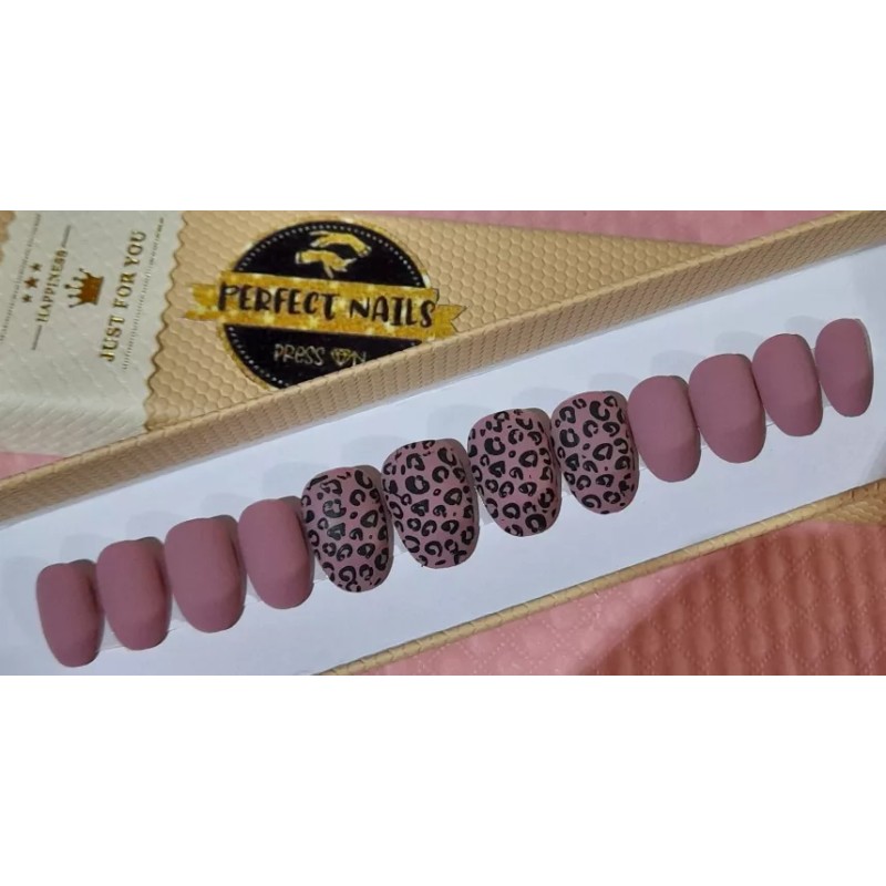 Perfect Nails Press On Hermosas Uñas Postizas Press On Medianas