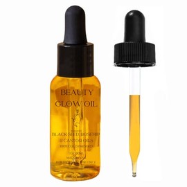 Aceite de semilla negra, aceite de rosa mosqueta, aceite de ricino orgánico prensado en frío para el rostro, antienvejecimiento, milagro, suero hidrat