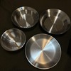 Ciathelife Stainless Steel Tableware Plates, Bowls, Cutlery, Dinnerware Set, Bowls