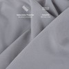 Blumtal Grey Pillow Cases 2 Pack - Soft Brushed Microfibre