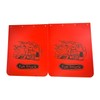 BST BSSP Universal Red Mud Flaps for Semi Trucks, 24''X30''