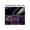 Ruidla Hair Straightener Comb Matte Gray Hair Straightener Brush Straightening