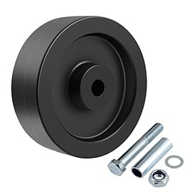 Skelang Boat Trailer Jack Caster 6 Inches, Trailer Tongue Wheel 1/2" Axle Diameter, Freight Dolly Wheel Replacement, 1200Lbs Load Capacity