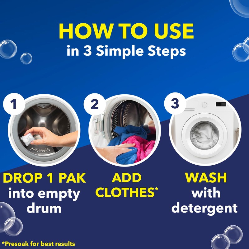 OxiClean Color Boost Laundry Brightener and Stain Remover Power Paks,