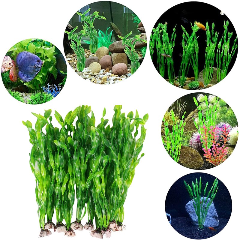 FQSNFNSTY8 10 Pezzi Acquario Pianta Acquario Artificiale Decorazione