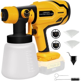 shopsmartamerica DEWALT Electric Spray Paint Gun 800ML Cordless Paint Sprayer Electr