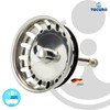 tecuro 53322 Strainer Basket for Sink Diameter 54 mm with