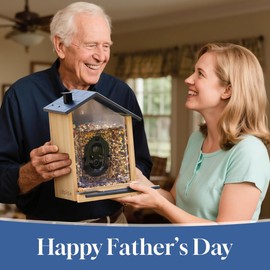 Bird Feeder with Camera, BBPECO Smart Bird House Cam with Instant Arrival Alerts, AI Identifies 10,000+ Species & Free Cloud Video, Suitable for Birdwatching (Powered by Birdty App)