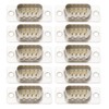 YINETTECH 10pcs DB9 RS232 Male 9 Pin D-SUB Serial Solder