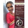 Basic Outline Wall Door Stopper Set of 10 Clear Rubber