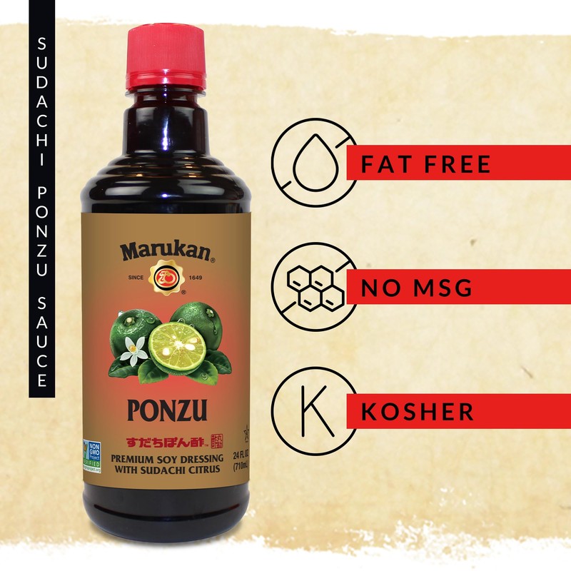 Marukan Ponzu - Premium Soy Dressing with Sudachi Citrus for