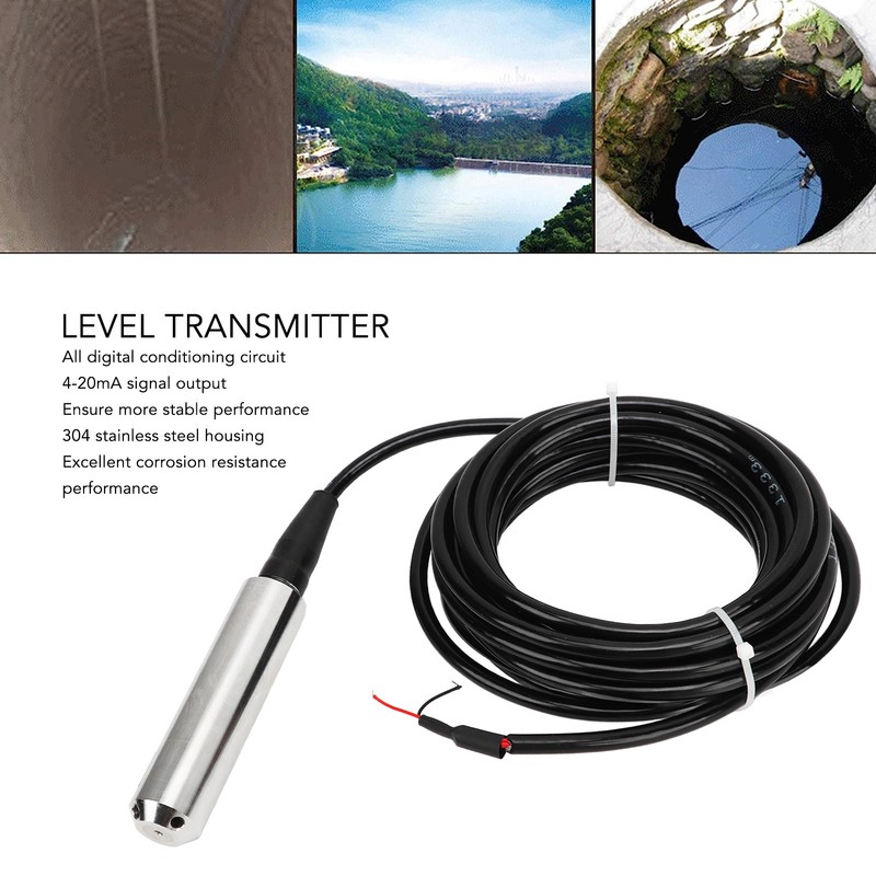 Liquid Level Sensor Throw in Type 6m Cable 0 to