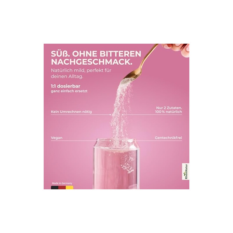 RheinNatur Monk Fruit Sugar Substitute 1 kg - 1:1 Replacement